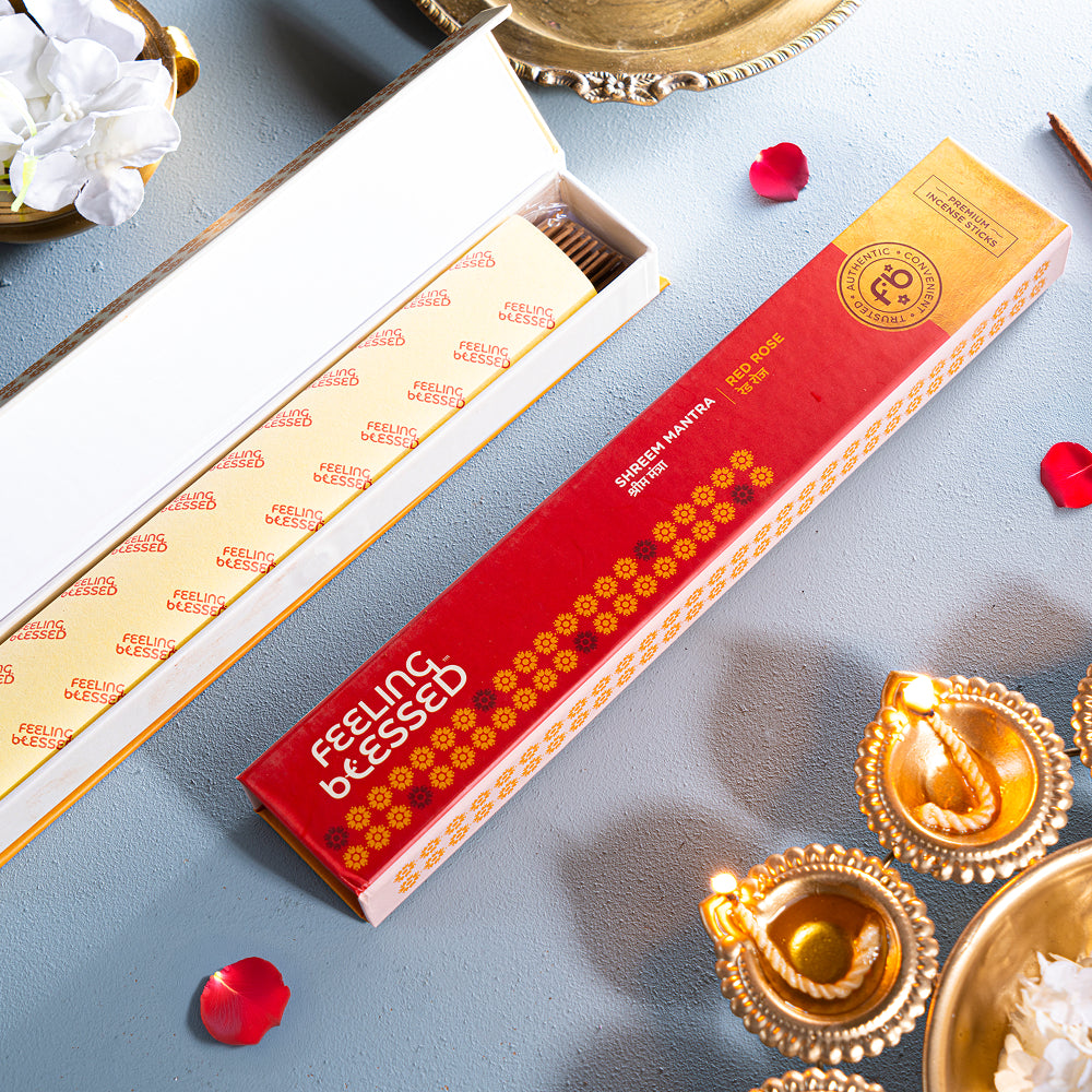 Shreem Mantra (Red Rose) Incense Sticks Shreem Mantra (Red Rose) Incense Sticks