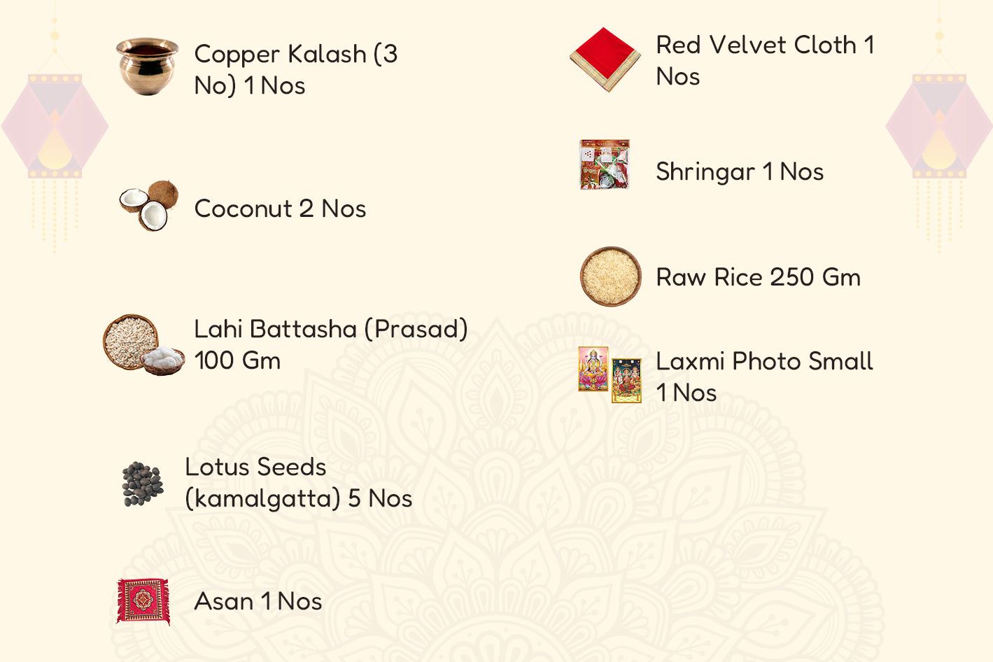 Diwali Puja Kit Diwali Puja Kit