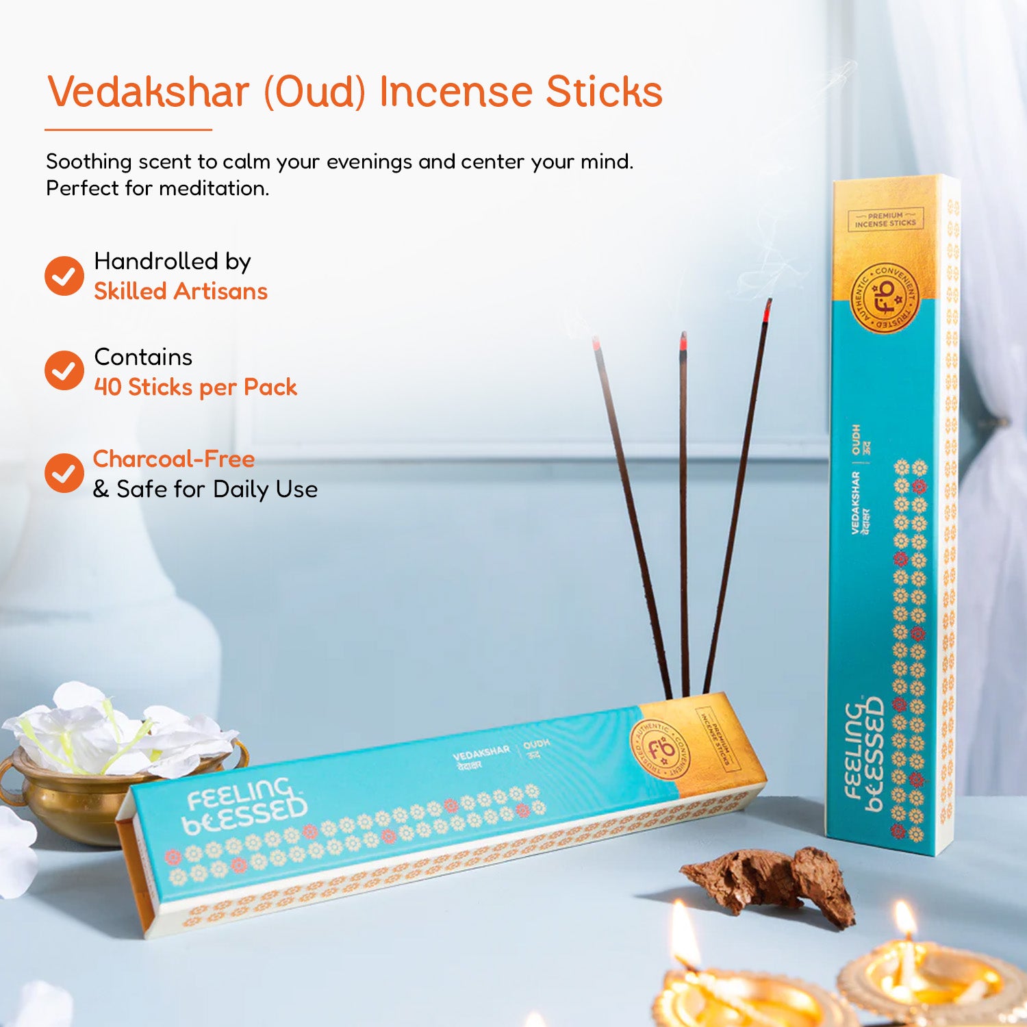 Vedakshar (Oud) Incense Sticks Vedakshar (Oud) Incense Sticks
