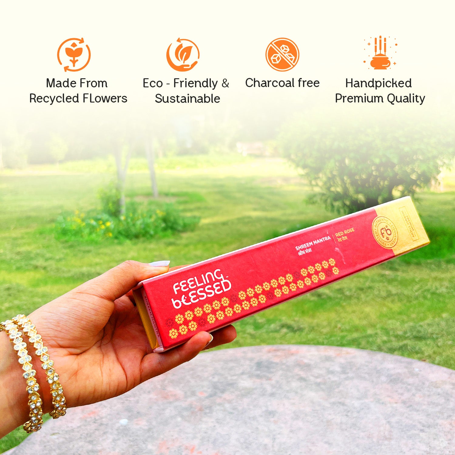 Shreem Mantra (Red Rose) Incense Sticks Shreem Mantra (Red Rose) Incense Sticks