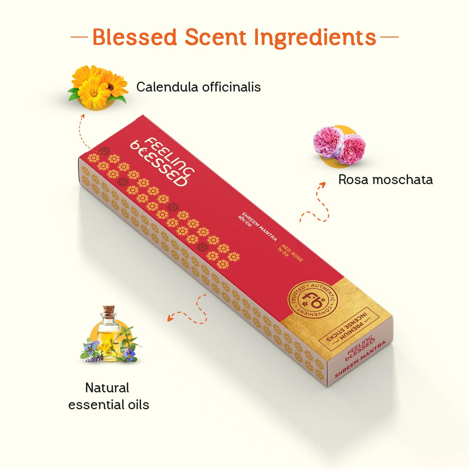 Shreem Mantra (Red Rose) Incense Sticks Shreem Mantra (Red Rose) Incense Sticks