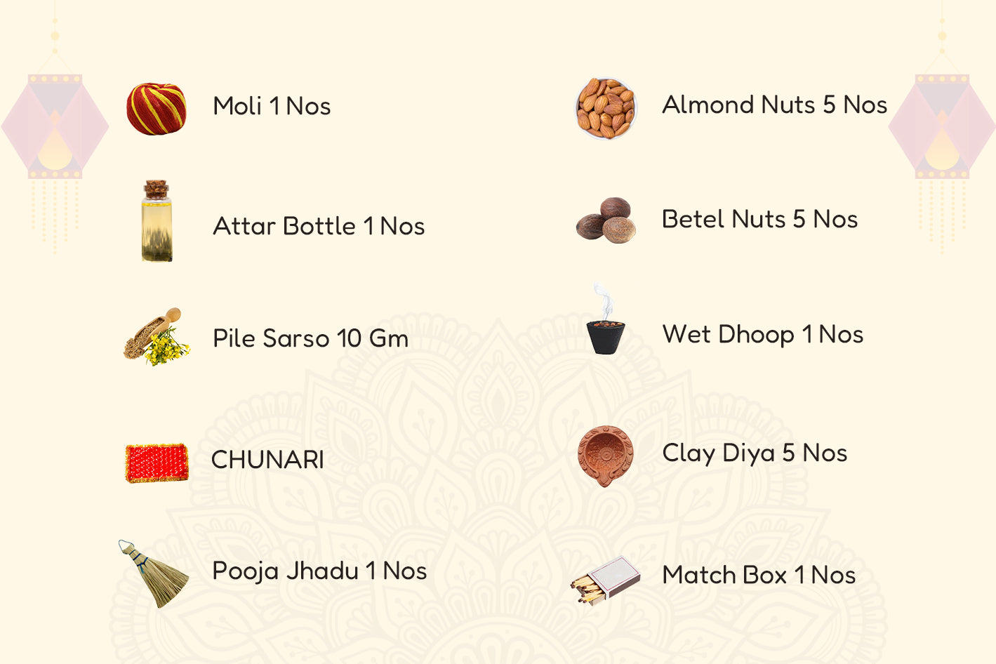 Diwali Mini Puja Kit