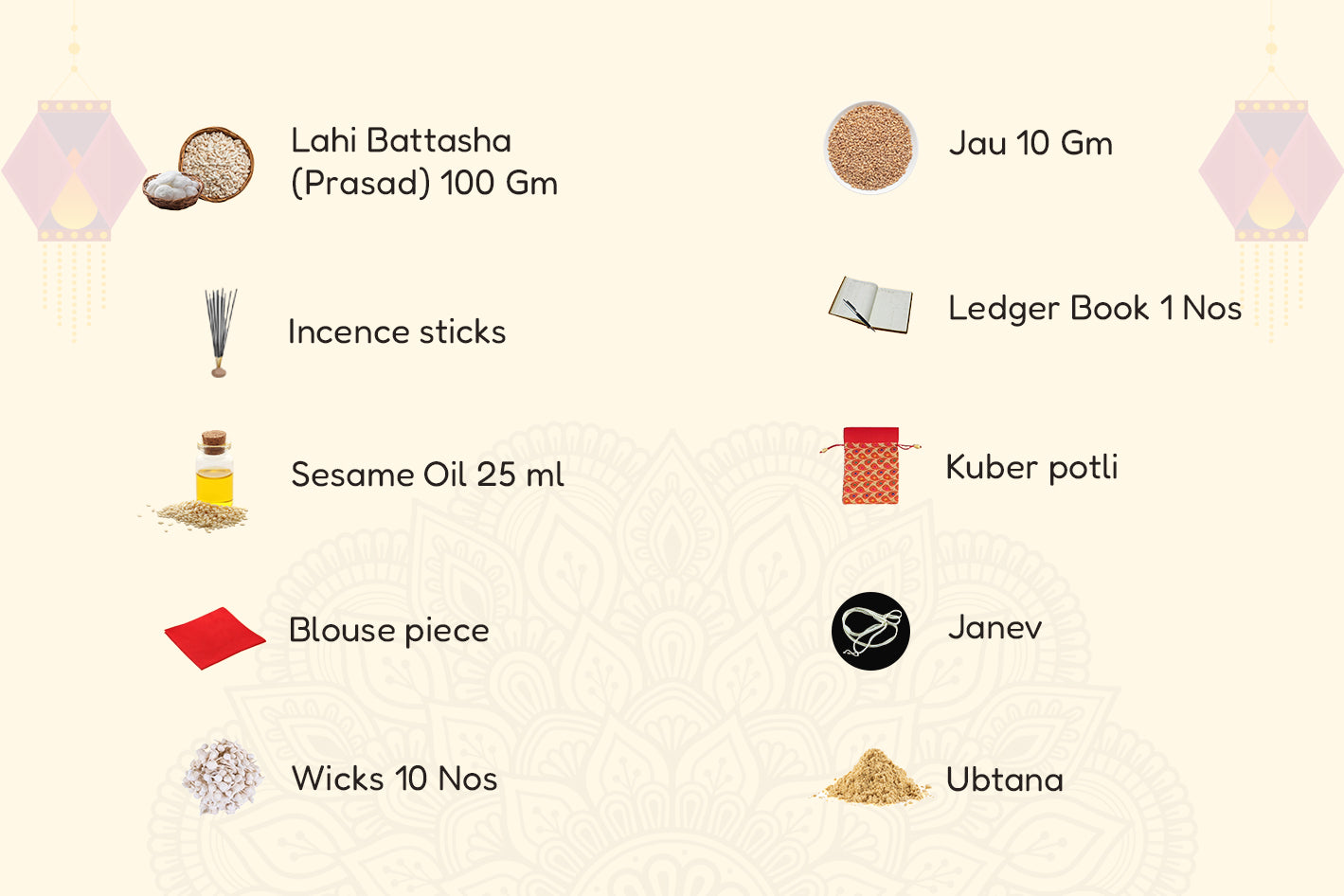 Diwali Mini Puja Kit